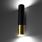 Wandlamp LOOPEZ Zwart/Goud - Afbeelding 7