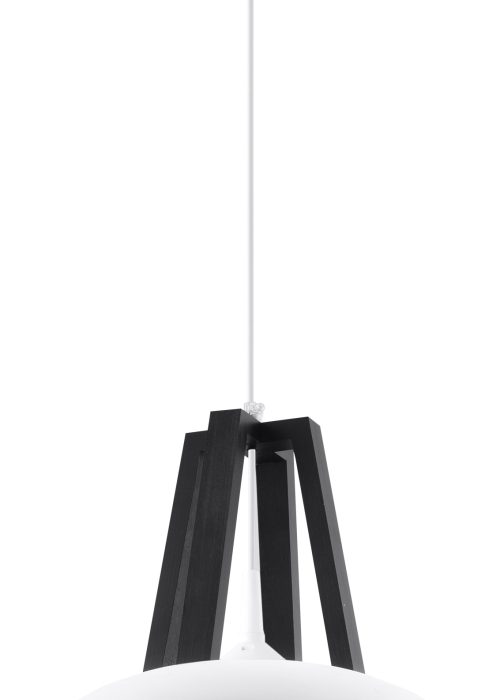 Hanglamp CASCO Wit/Zwart