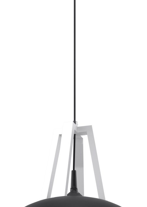 Hanglamp CASCO Zwart/Wit