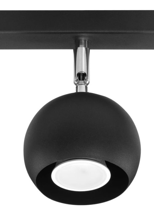 Plafondlamp OCULARE 3 Zwart