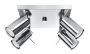 Plafondlamp RING 4 chroom