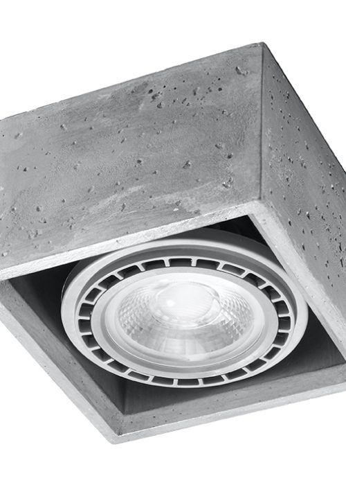 Plafondlamp QUATRO 1 Beton