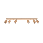 Plafondlamp KEKE 6 eiken