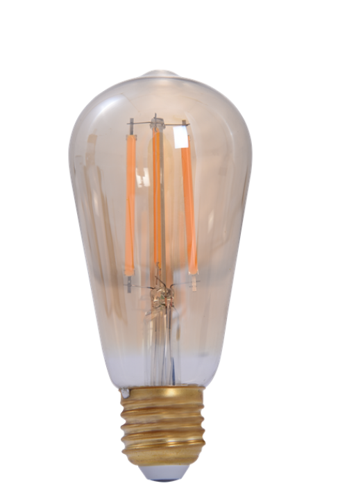 E27 SMART Lichtbron CCT Amber Glass Dimbaar