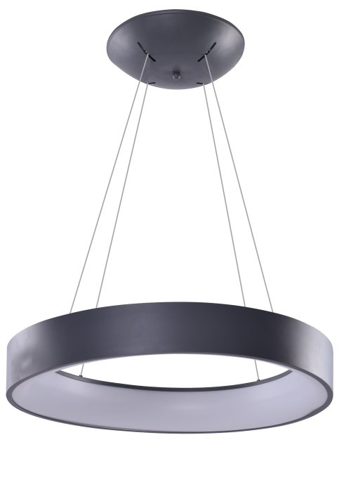 Smart hanglamp Solvent R met afstandbediening 3000-6000K Donker Grijs