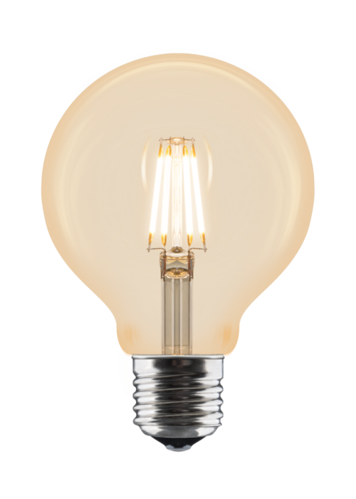 Golden Idea LED Fitting Lichtbron A+ Amber 80 mm / 2W, 2000 K, 145 lumen, E27