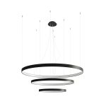 Kroonluchter RIO 3 55/78/110 zwart LED 4000K