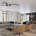Kroonluchter RIO 3 55/78/110 zwart LED 4000K - Afbeelding 6