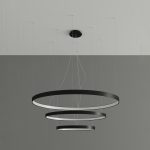 Kroonluchter RIO 3 55/78/110 zwart LED 4000K - Afbeelding 2