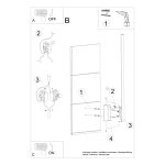 Wandlamp LAHTI S wit 3000K - Afbeelding 6