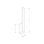Wandlamp LAHTI M wit 4000K - Afbeelding 5