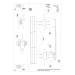 Wandlamp SAPPO L wit Geïntegreerd LED Lichtkleur 3000K - Afbeelding 6