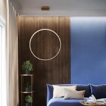 Hanglamp RIO 55 goud LED 3000K - Afbeelding 7