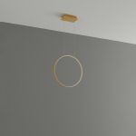 Hanglamp RIO 55 goud LED 3000K - Afbeelding 2