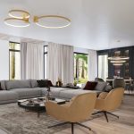 Plafondlamp RIO 55 goud LED 3000K - Afbeelding 7