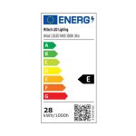Wandlamp PINNE 200 Zwart Geïntegreerd LED 3000K 6500lumen - Afbeelding 10