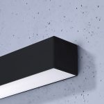 Wandlamp PINNE 200 Zwart Geïntegreerd LED 3000K 6500lumen - Afbeelding 4