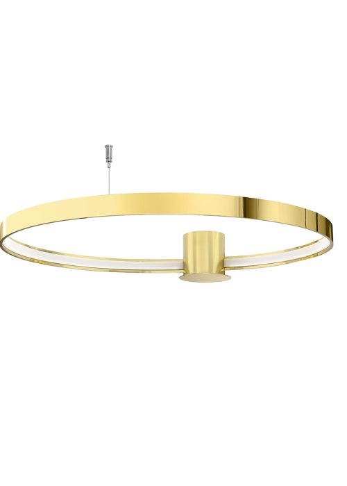 Plafondlamp RIO 78 gepolijst goud LED 3000K