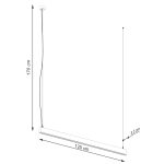 Hanglamp SOREN zwart LED 3000K - Afbeelding 5
