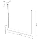 Hanglamp LYKKE 120 LED 3000K - Afbeelding 4
