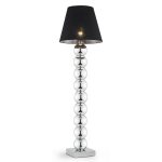 Vloerlamp Fulda Chroom/Zwart