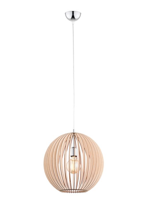 Hanglamp PORTORYKO Hout/Chroom