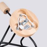 Kroonluchter EMBER 3 zwart - Afbeelding 4