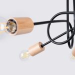 Kroonluchter EMBER 5 zwart - Afbeelding 7