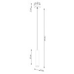 Hanglamp LAGOS 1 olijfgroen - Afbeelding 8