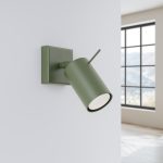 Wandlamp RING olijfgroen - Afbeelding 2