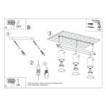 Plafondlamp RING 3L olijfgroen - Afbeelding 10