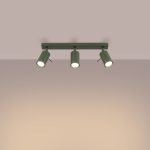 Plafondlamp RING 3L olijfgroen - Afbeelding 3
