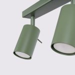 Plafondlamp RING 3L olijfgroen - Afbeelding 7