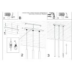 Hanglamp PASTELO 3 beige - Afbeelding 6