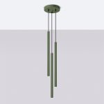 Hanglamp PASTELO 3P olijfgroen - Afbeelding 2