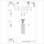 Plafondlamp KARBON 20cm wit - Afbeelding 9