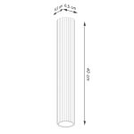 Plafondlamp KARBON 40cm wit - Afbeelding 8