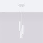 Hanglamp KARBON 3P wit - Afbeelding 2