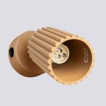 Wandlamp KARBON goud met schakelaar - Afbeelding 6