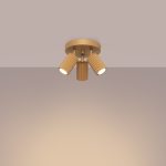 Plafondlamp KARBON 3P goud - Afbeelding 3
