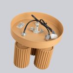 Plafondlamp KARBON 3P goud - Afbeelding 4