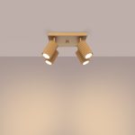 Plafondlamp KARBON 4 goud - Afbeelding 3