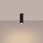 Plafondlamp KARBON 20cm zwart - Afbeelding 3
