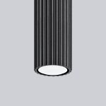 Plafondlamp KARBON 20cm zwart - Afbeelding 4