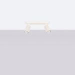 Plafondlamp KARBON 2 beige - Afbeelding 2