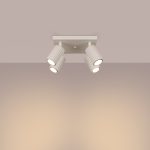 Plafondlamp KARBON 4 beige - Afbeelding 3