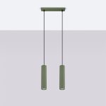 Hanglamp KARBON 2 olijfgroen - Afbeelding 2