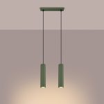 Hanglamp KARBON 2 olijfgroen - Afbeelding 3