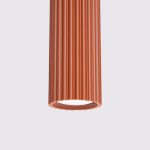 Hanglamp KARBON 1 rood oker - Afbeelding 4