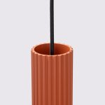 Hanglamp KARBON 1 rood oker - Afbeelding 5